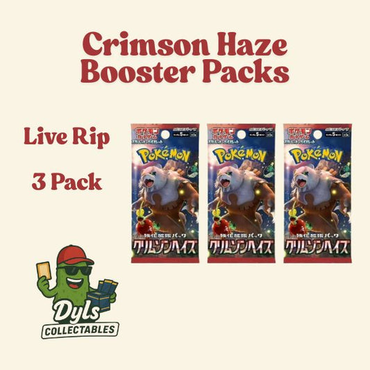 LIVE RIP Crimson Haze Booster Packs