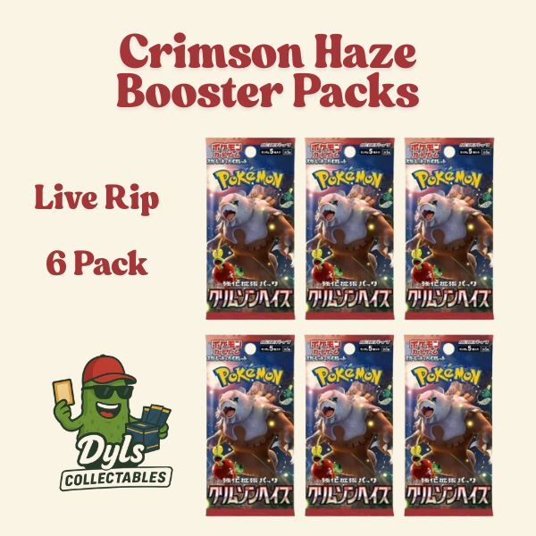 LIVE RIP Crimson Haze Booster Packs
