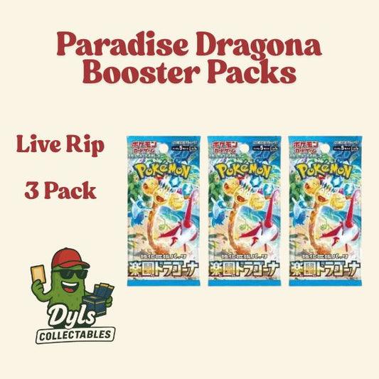 LIVE RIP Paradise Dragona Booster Packs