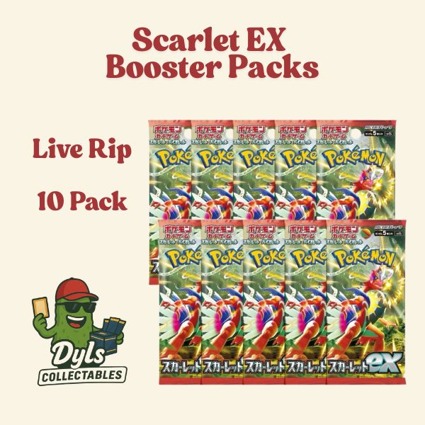 LIVE RIP Pokemon Scarlet EX Booster Packs