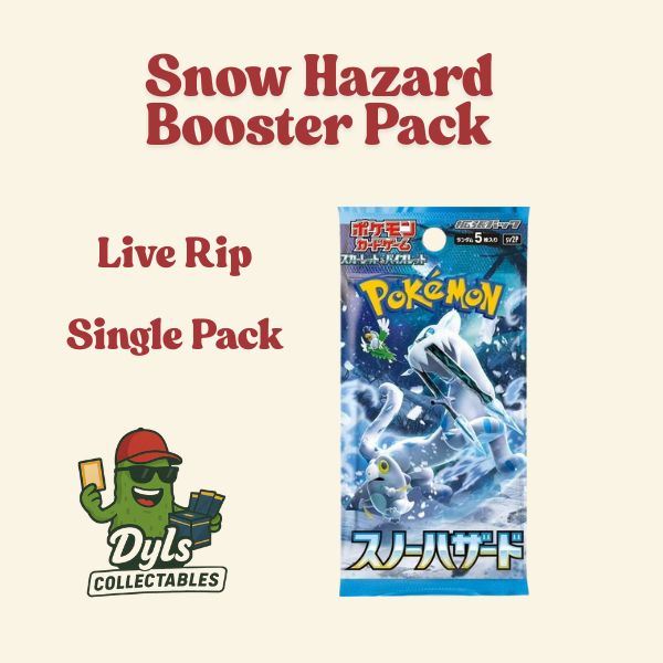 pokemon snow hazard booster box LIVE RIP Snow Hazard Booster Packs – Dyl's Collectables