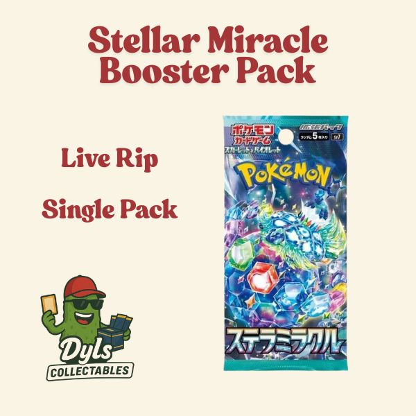 LIVE RIP Stellar Miracle Booster Packs