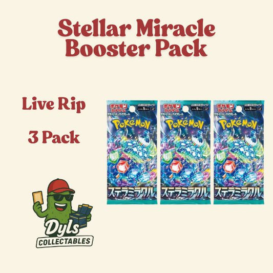 LIVE RIP Stellar Miracle Booster Packs