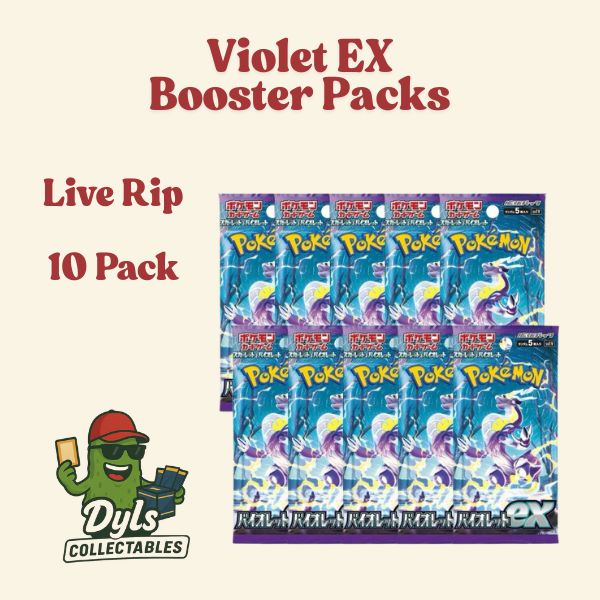 LIVE RIP Pokemon Violet EX Booster Packs