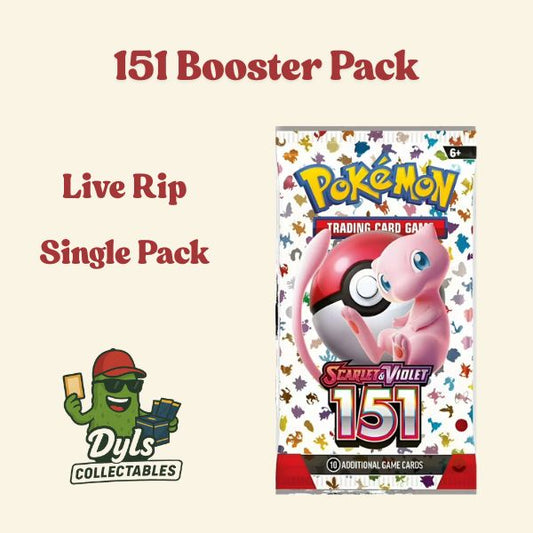 Live Rip- 151 Booster Pack