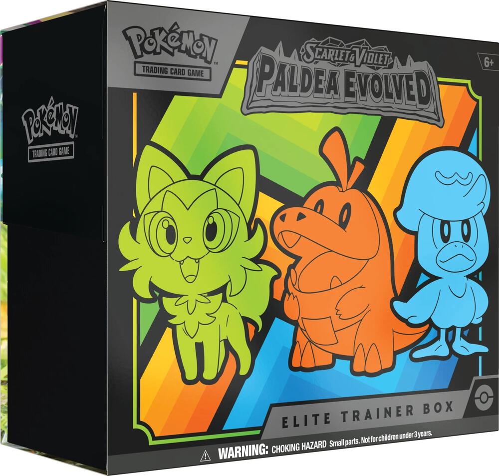 LIVE RIP Paldea Evolved Elite Trainer Box