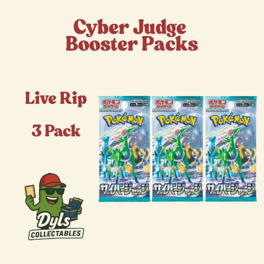 LIVE RIP Cyber Judge Booster Packs