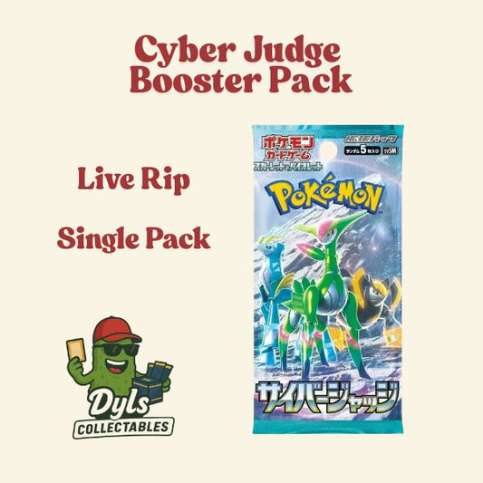 LIVE RIP Cyber Judge Booster Packs