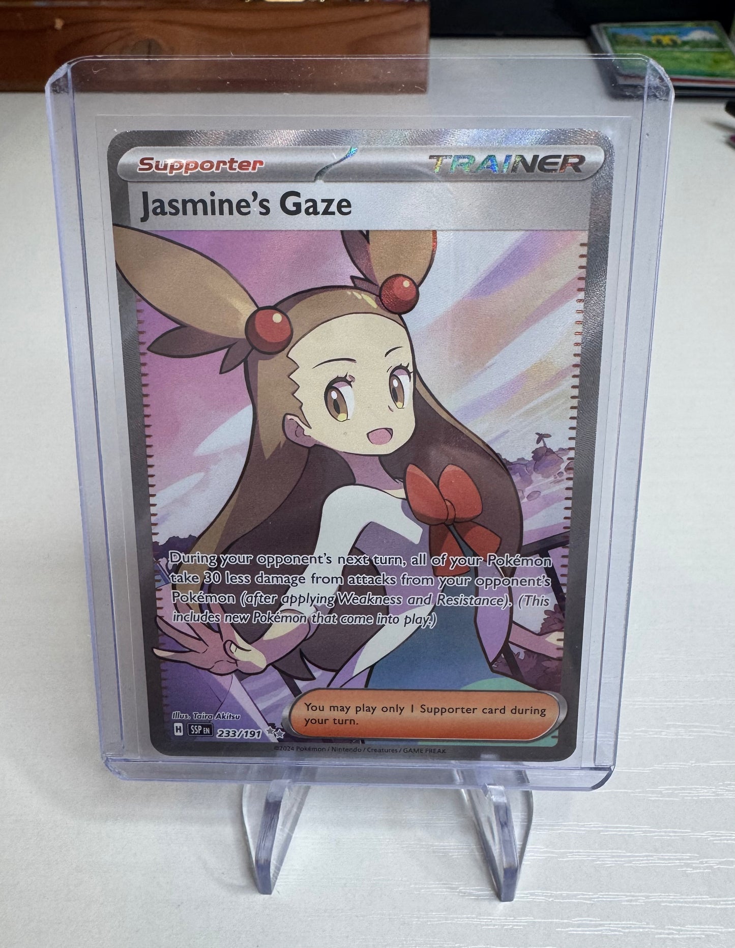 Surging Sparks Trainer Jasmine's Gaze 233/191 NM