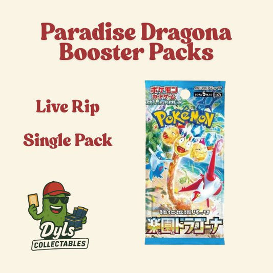 LIVE RIP Paradise Dragona Booster Packs