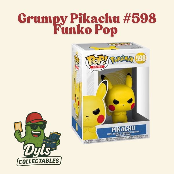 Pokemon Grumpy Pikachu Funko Pop! Vinyl Figure #598