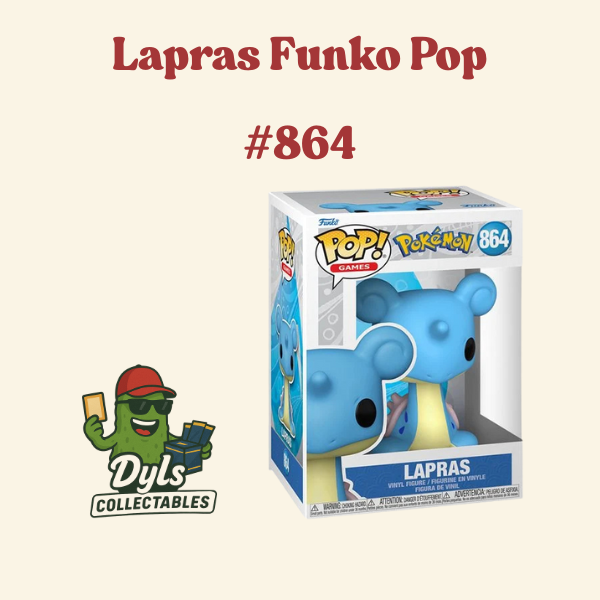 Pokemon Lapras Funko Pop! Vinyl Figure #864