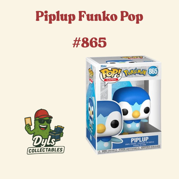 Pokemon Piplup Funko Pop! Vinyl Figure #865